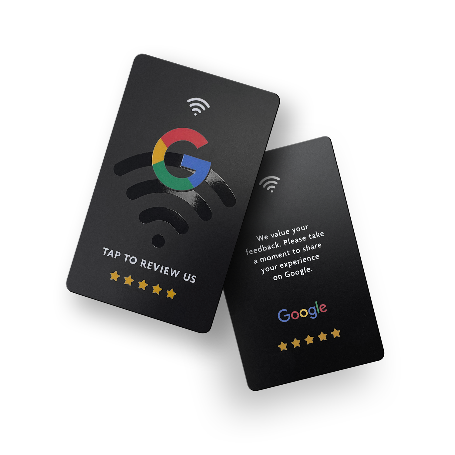 Review Mate black NFC Google Review Cards
